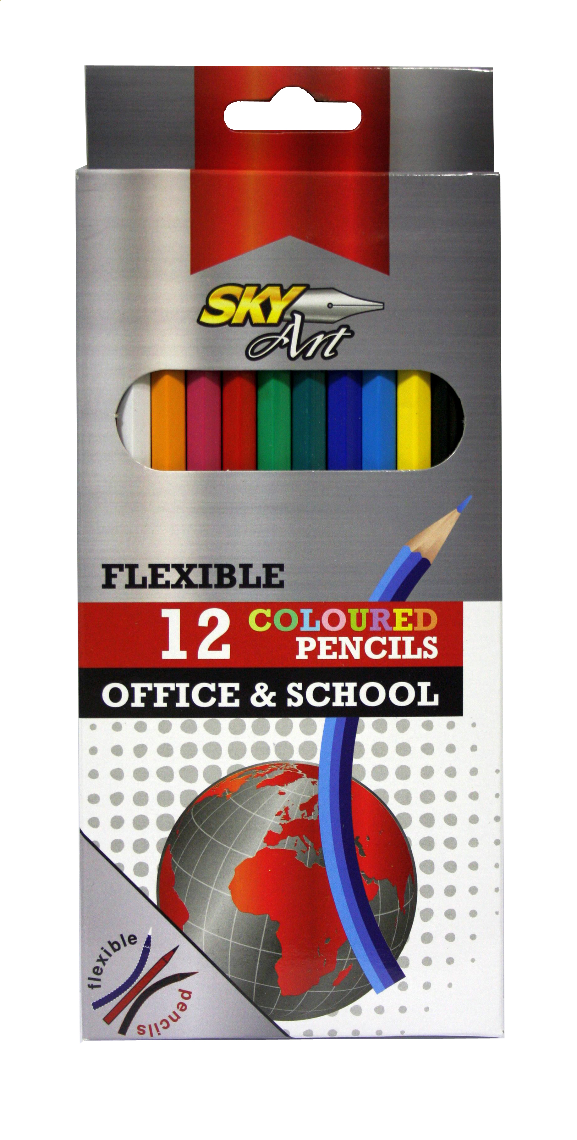 Sky Art Office&School 12db-os flexibilis színesceruza
